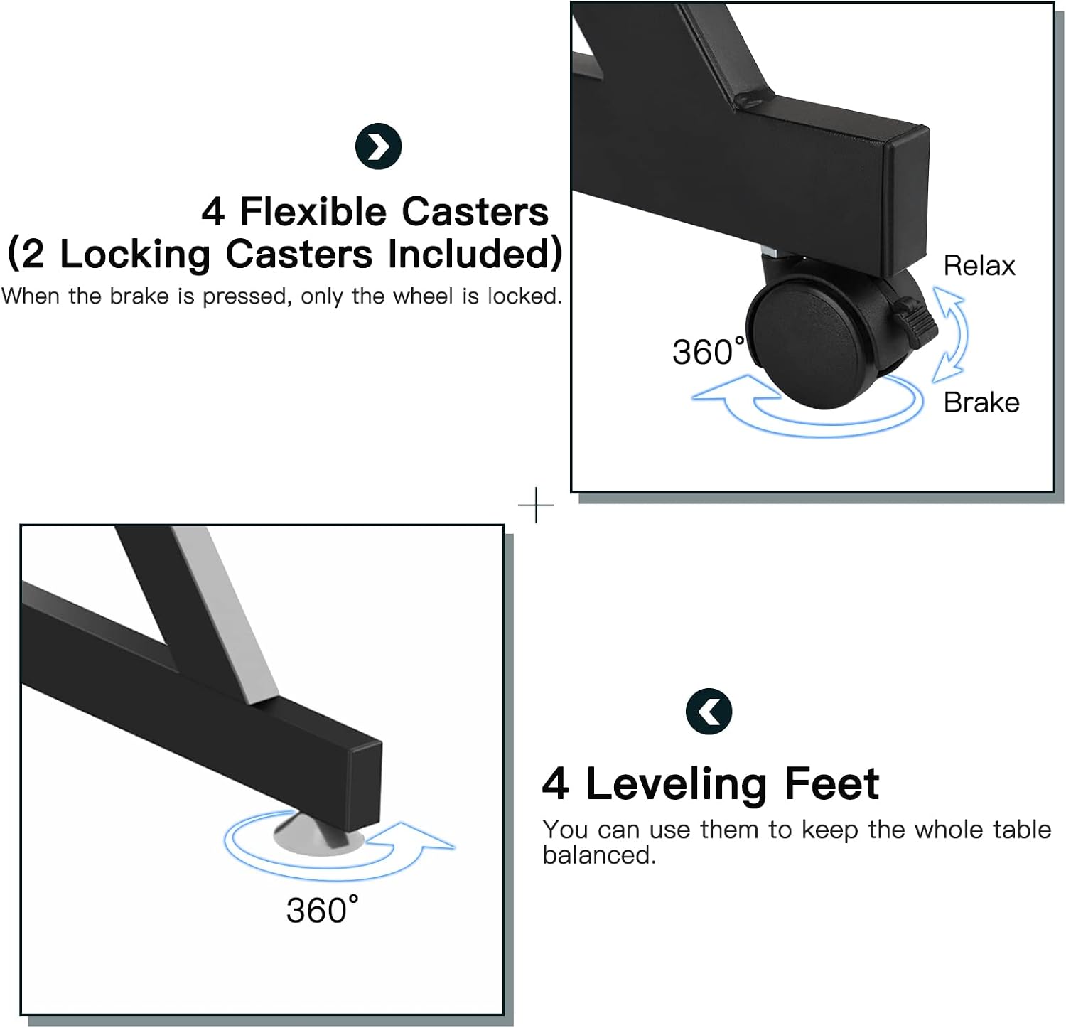 Black Tier Compact Pc Desk