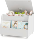 Wheeled Wooden Kids Storage Chest