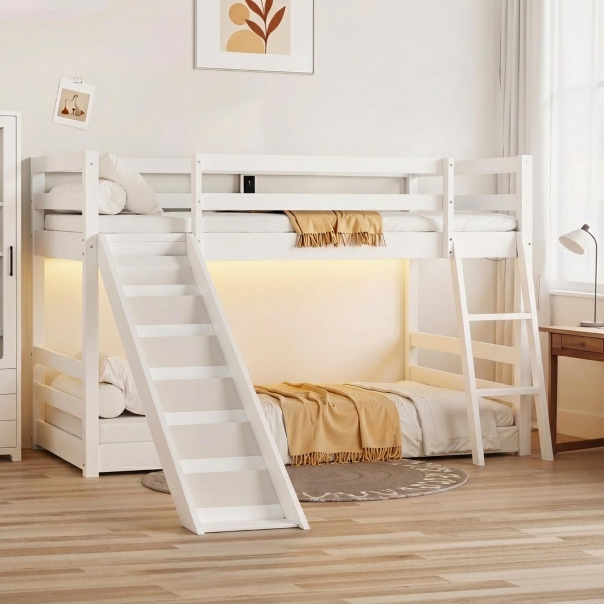 Guard Ladder Kids Wooden Bed