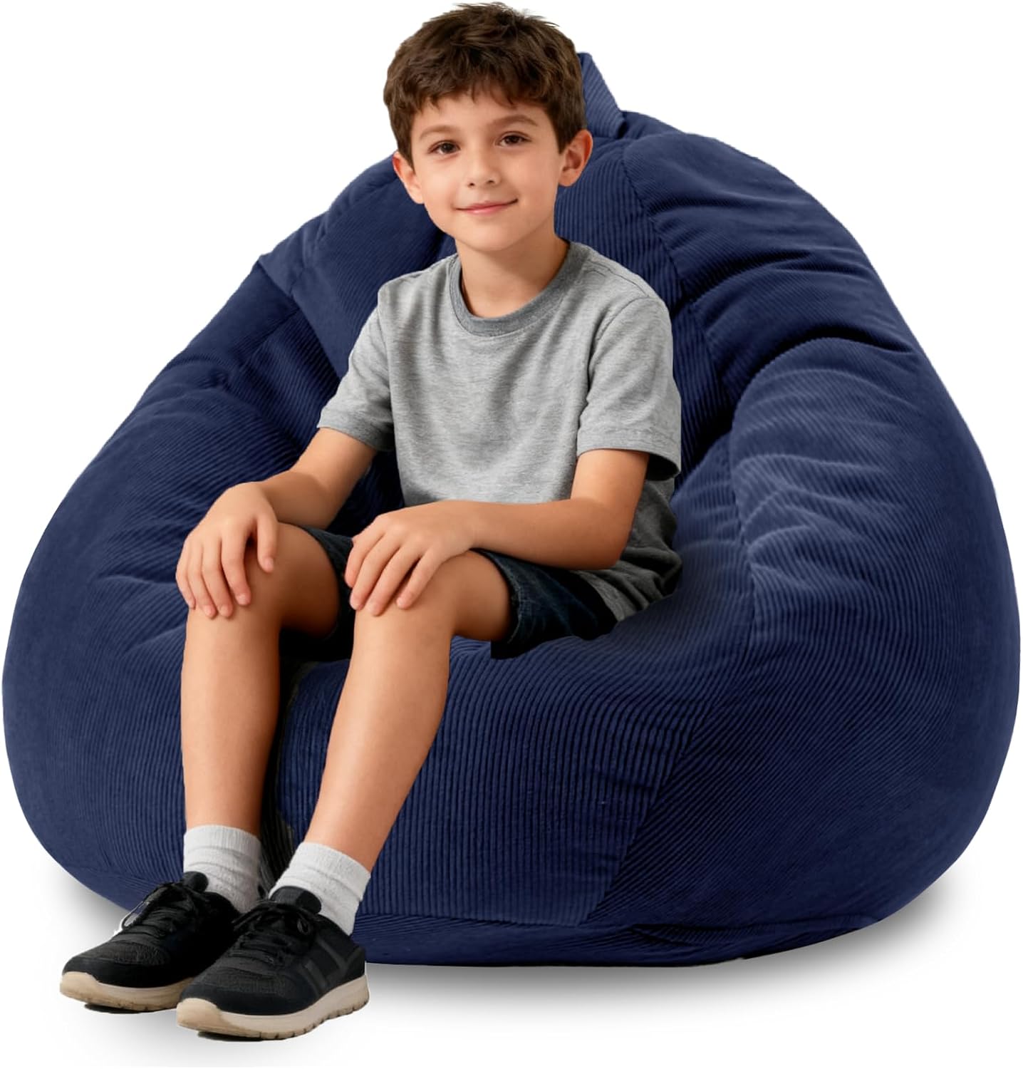 Corduroy Foam Kids Bean Bag