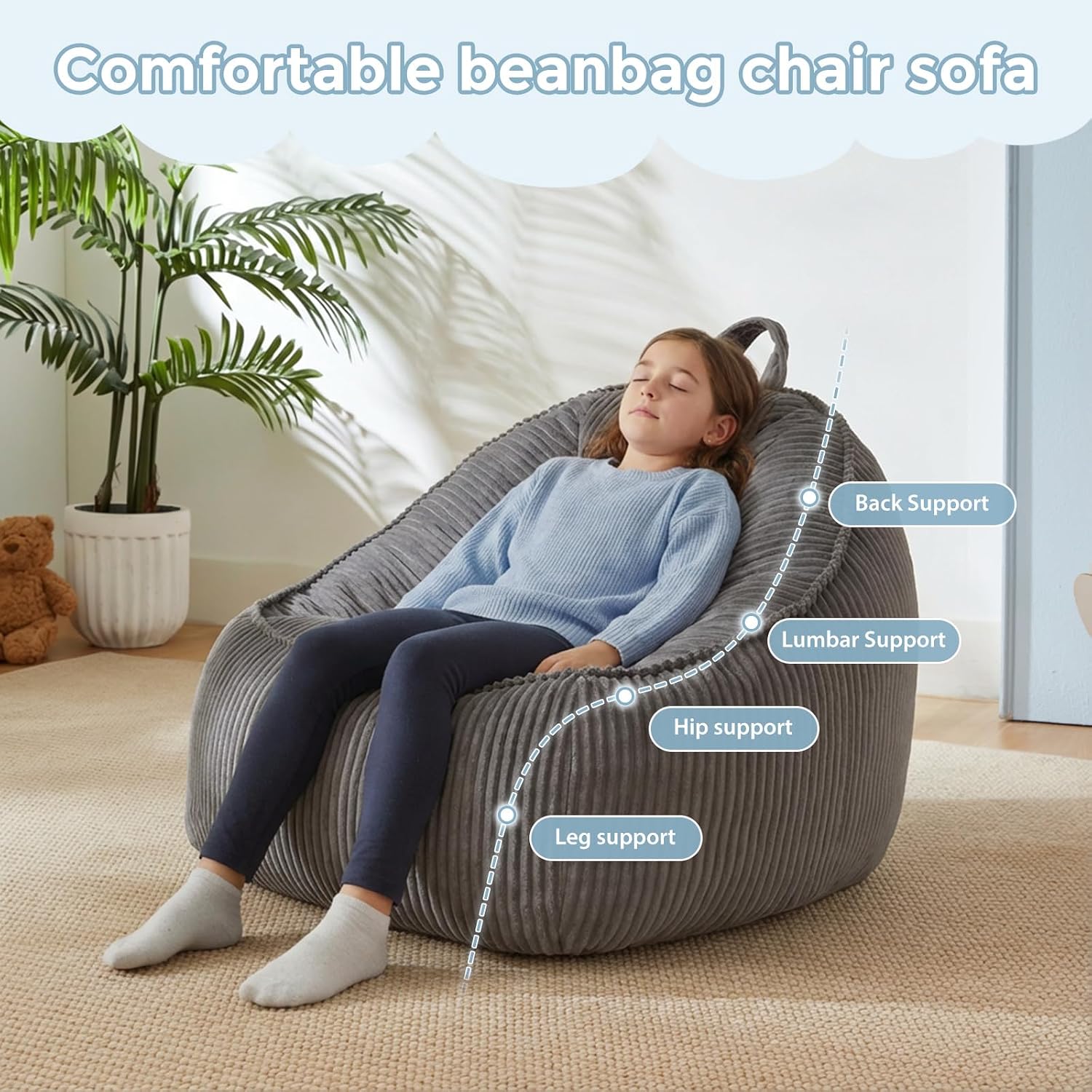 Soft Cozy Kids Bean Bag Seat